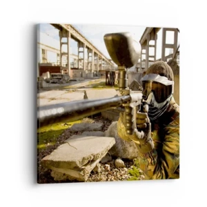 Impression sur toile - Image sur toile - Et vous pouvez devenir un héros - 40x40 cm