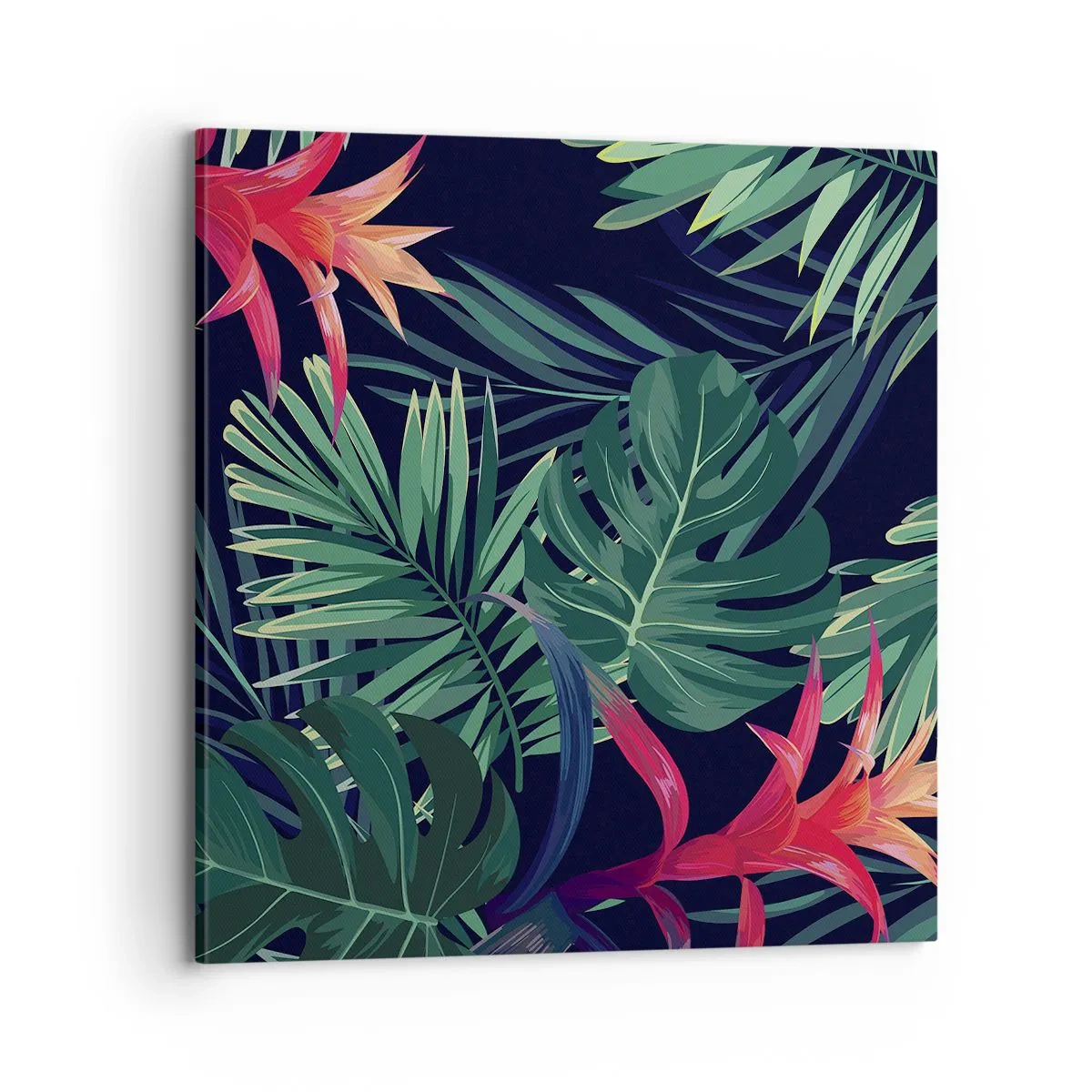 Impression sur toile - Image sur toile - immergé dans la nature - 70x70 cm