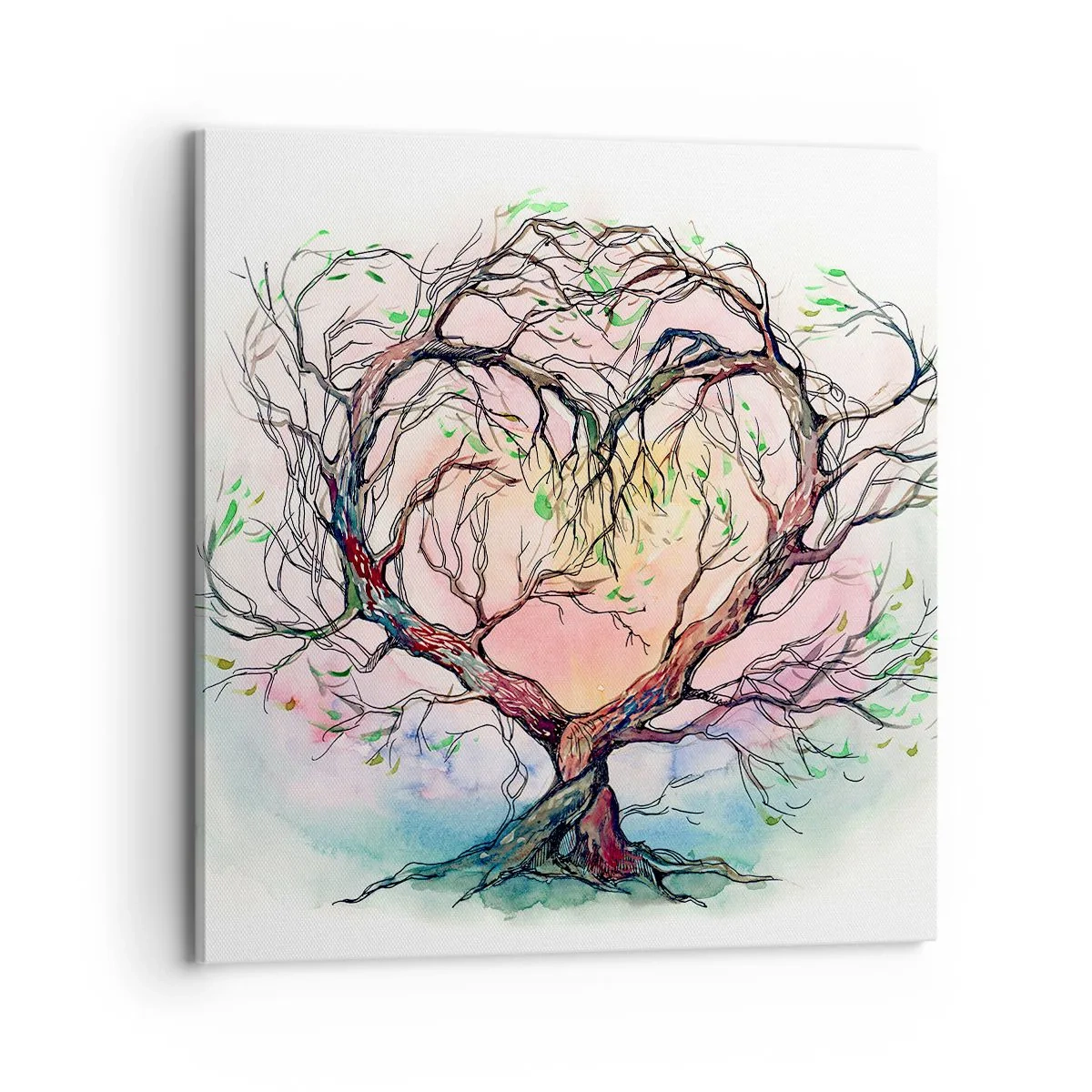 Impression sur toile - Image sur toile - Ensemble contre les tempêtes - 70x70 cm