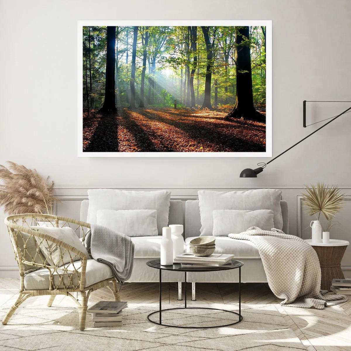 Affiche - Poster - Ombres et lumières - 50x40 cm