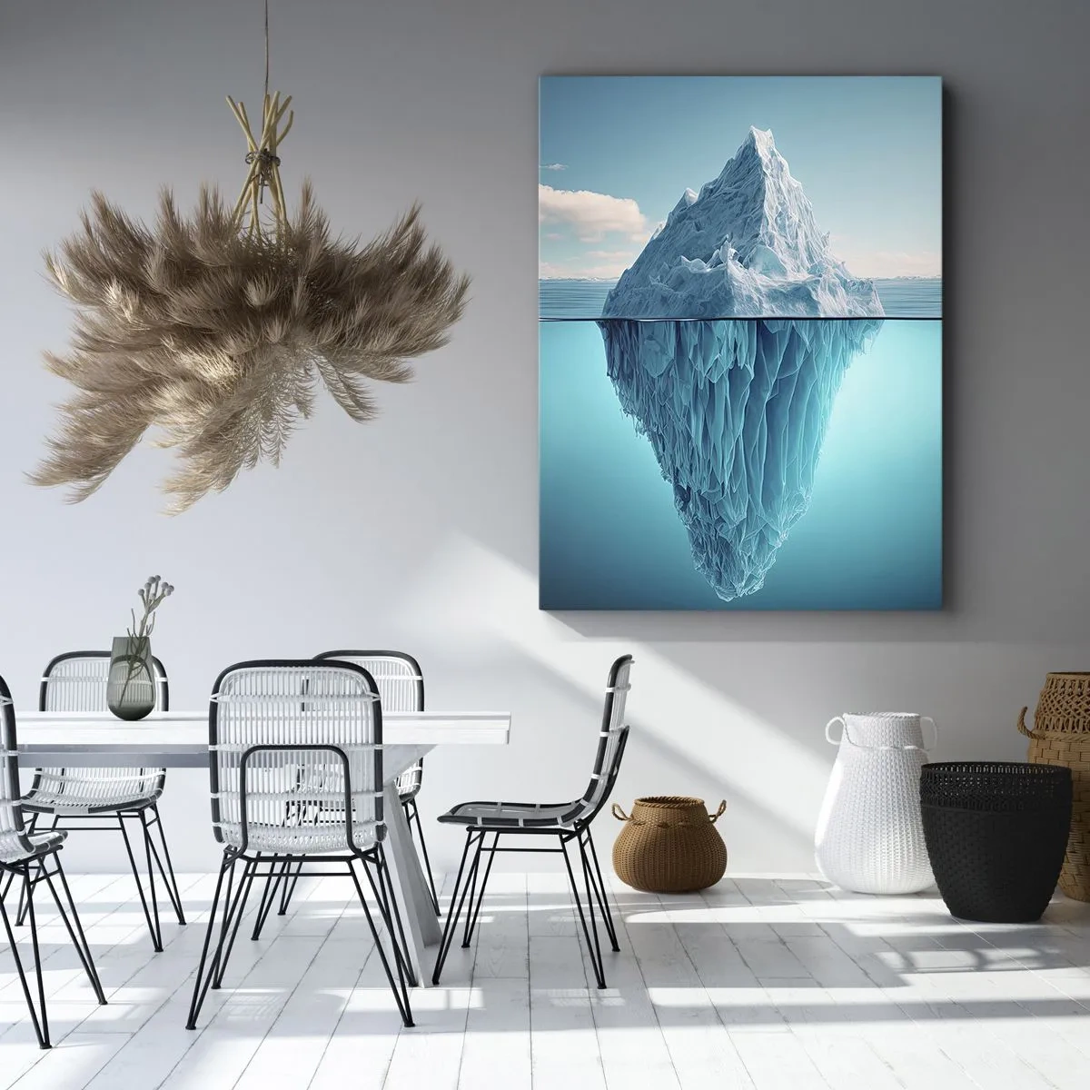 Impression sur toile - Image sur toile - Reine de Glace - 65x120 cm