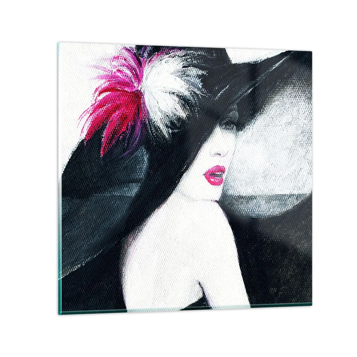 Impression sur verre - Image sur verre - Toujours un secret - 50x50 cm