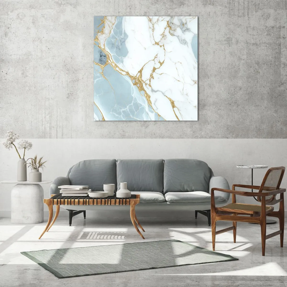 Impression sur verre - Image sur verre - Richesse en pierre - 40x40 cm