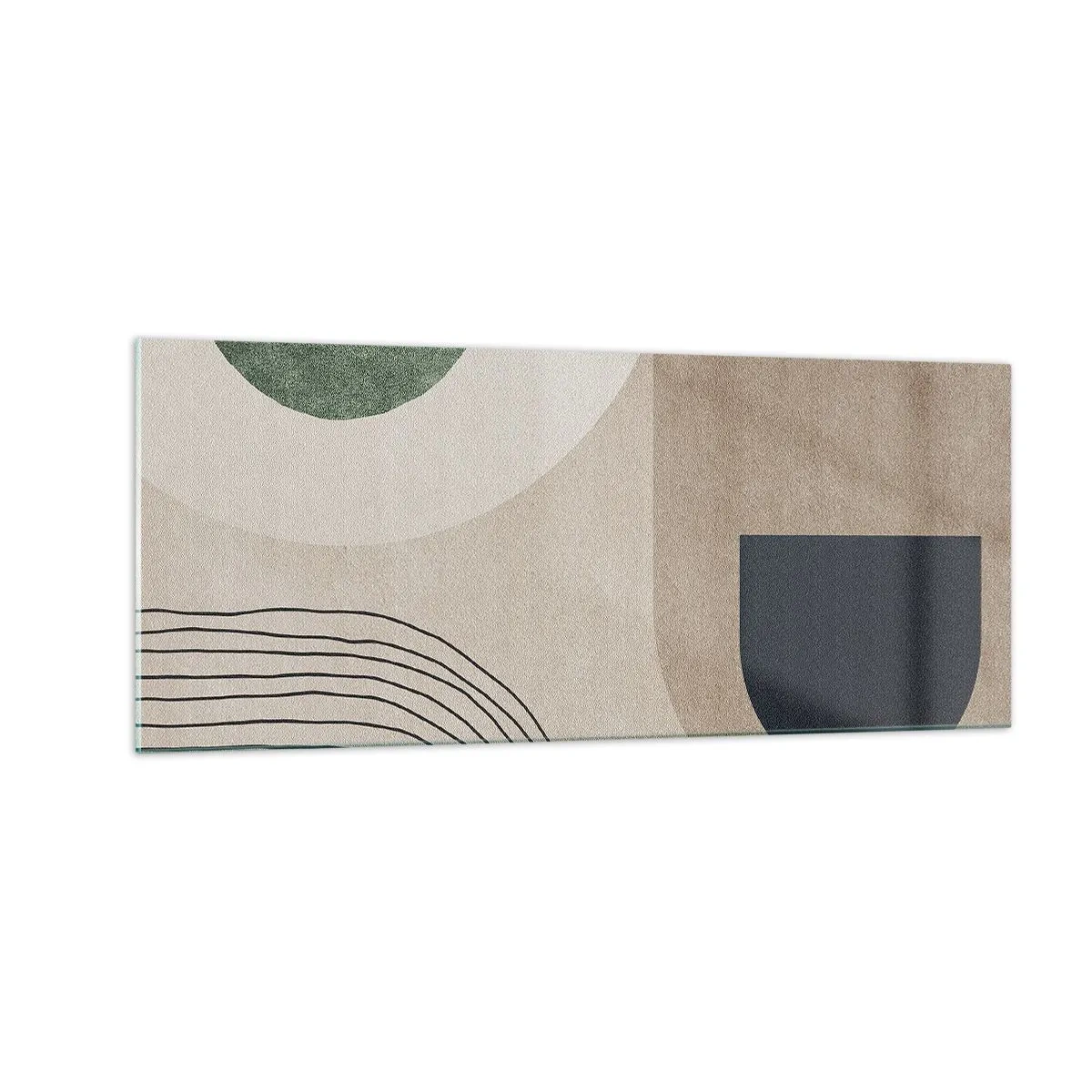 Impression sur verre - Image sur verre - La douceur de l'ovale - 100x40 cm