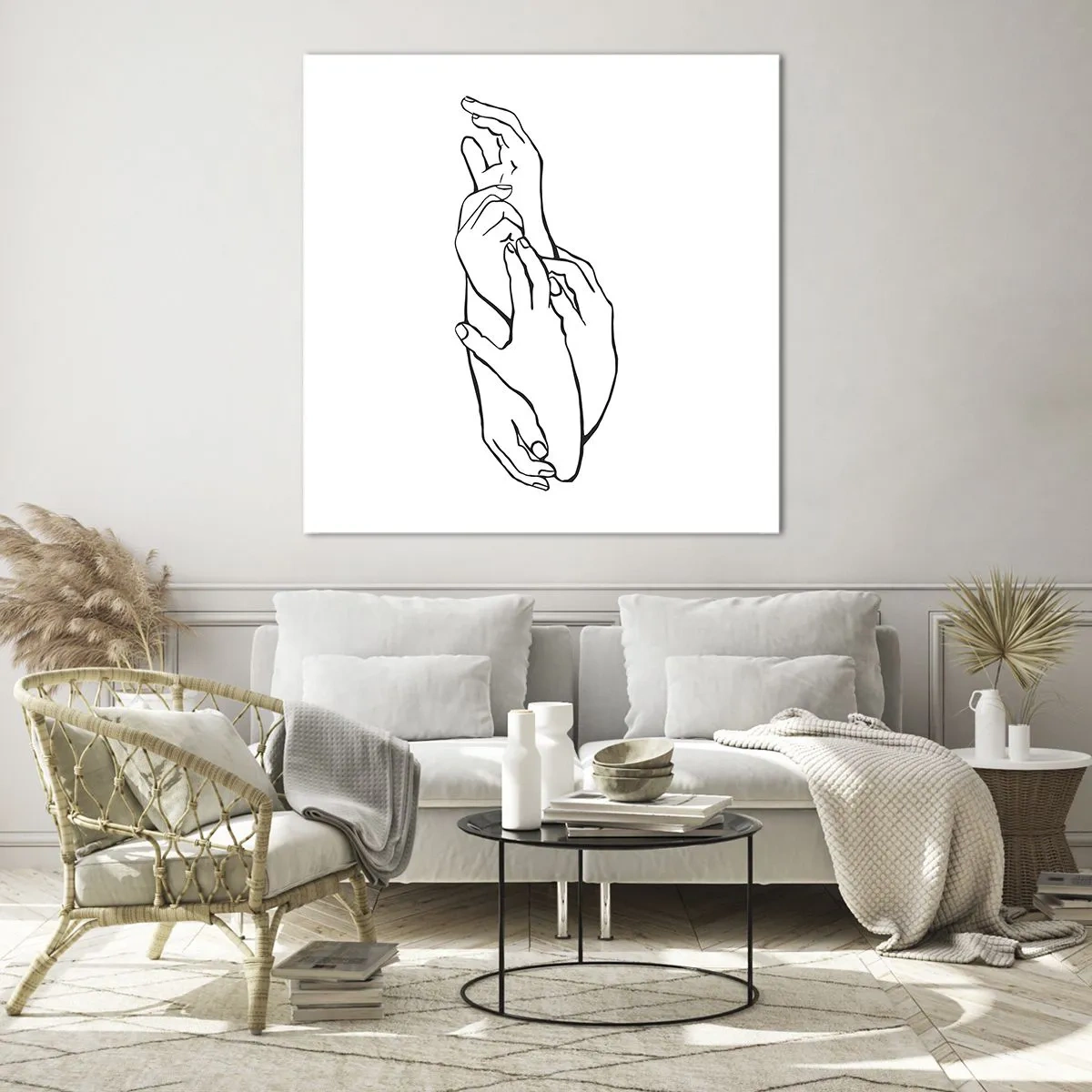 Impression sur verre - Image sur verre - Bon contact - 30x30 cm