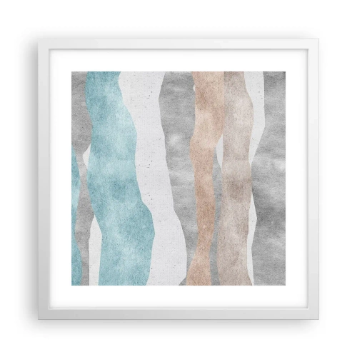 Affiche dans un cadre blanc - Poster - Une étude de proximité - 40x40 cm