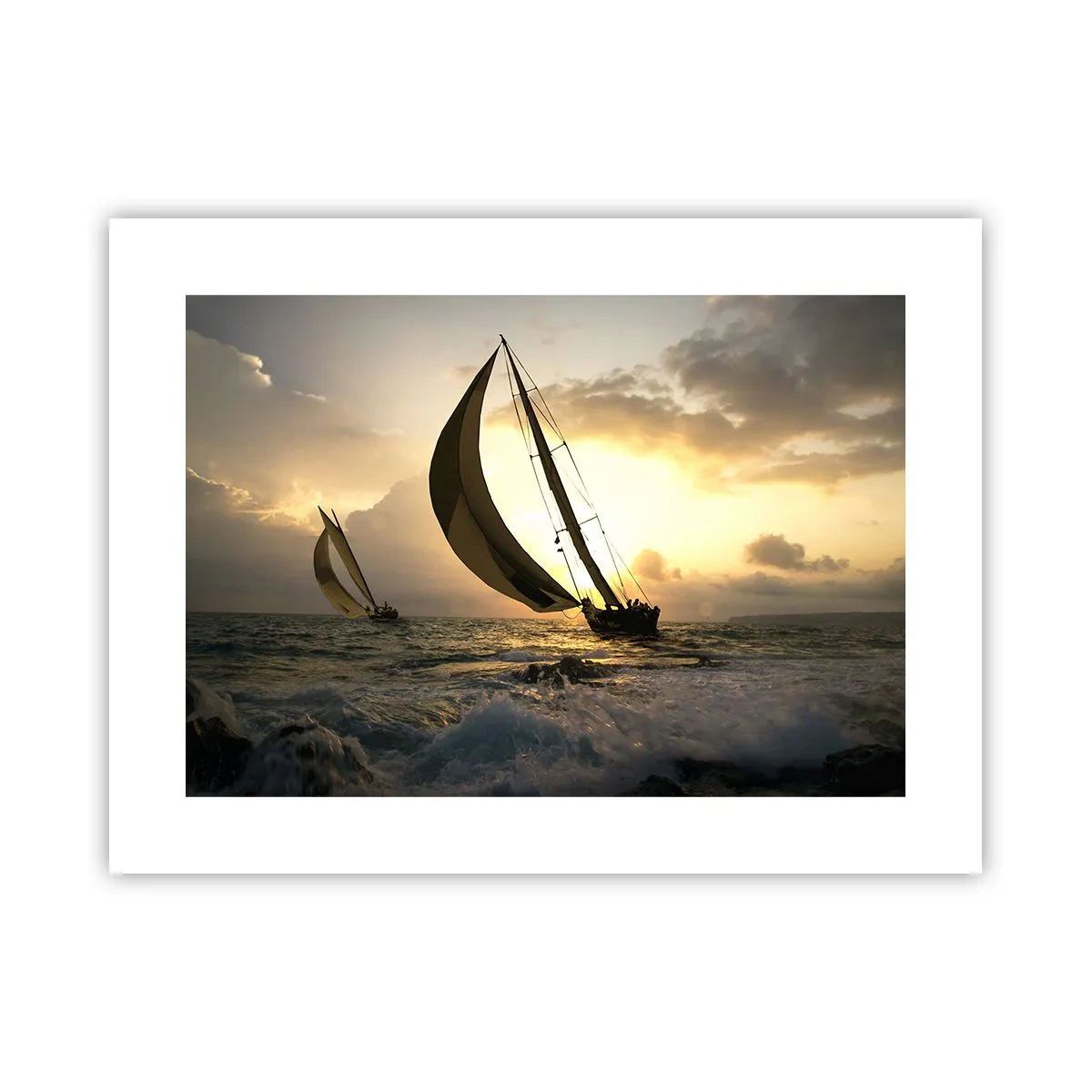 Affiche - Poster - Avec le vent et contre le vent - 40x30 cm