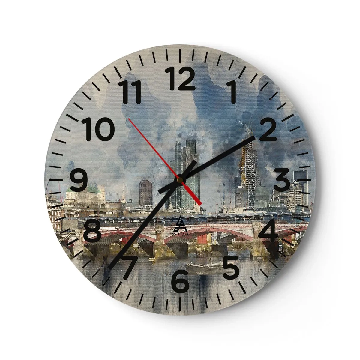 Horloge murale - Pendule murale - Londres dans toute sa splendeur - 40x40 cm