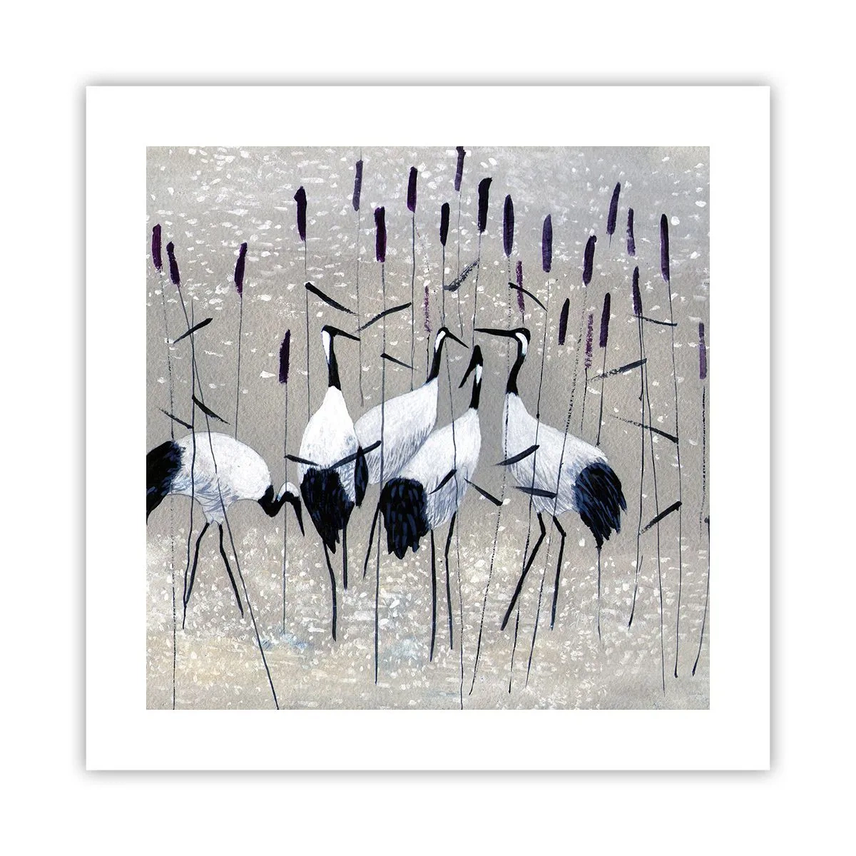 Affiche - Poster - Parmi les siens - 40x40 cm