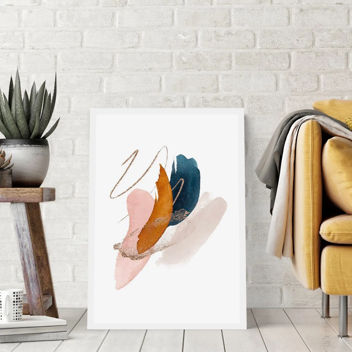 Affiche - Poster - Composition ailée - 70x100 cm