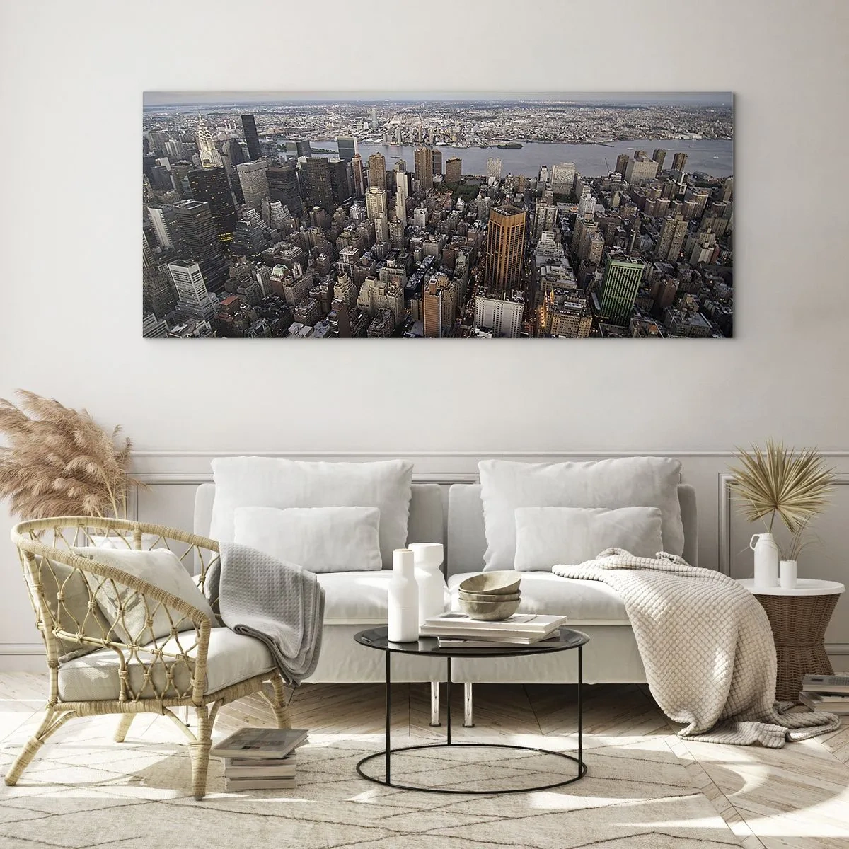 Impression sur verre - Image sur verre - Le cœur battant de notre époque - 100x40 cm