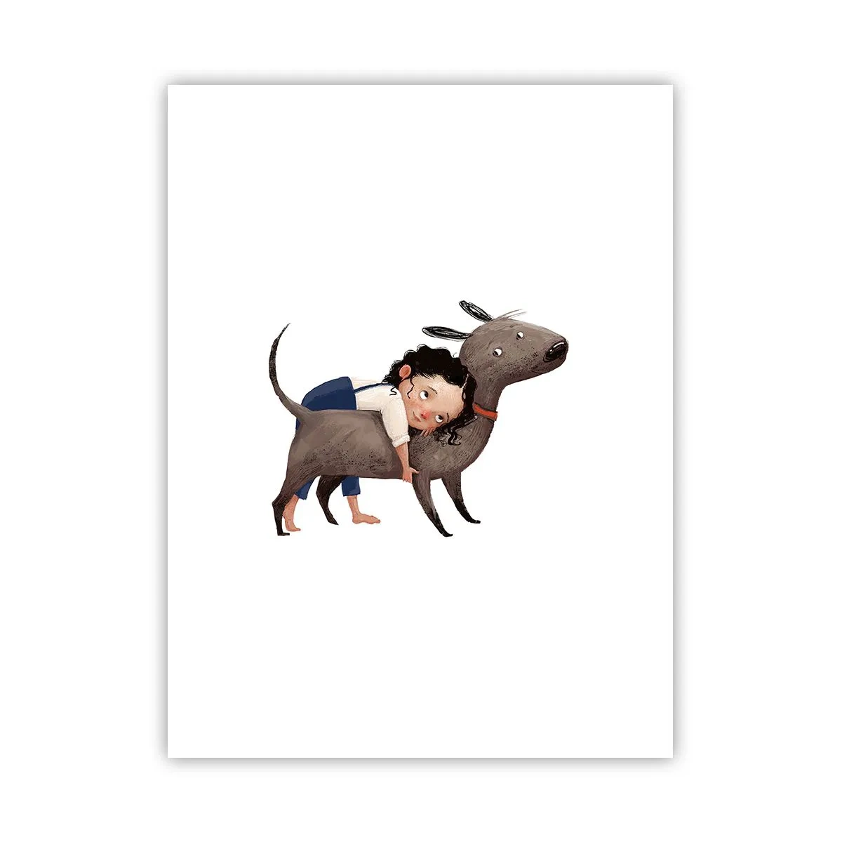 Affiche - Poster - Les meilleurs amis - 30x40 cm