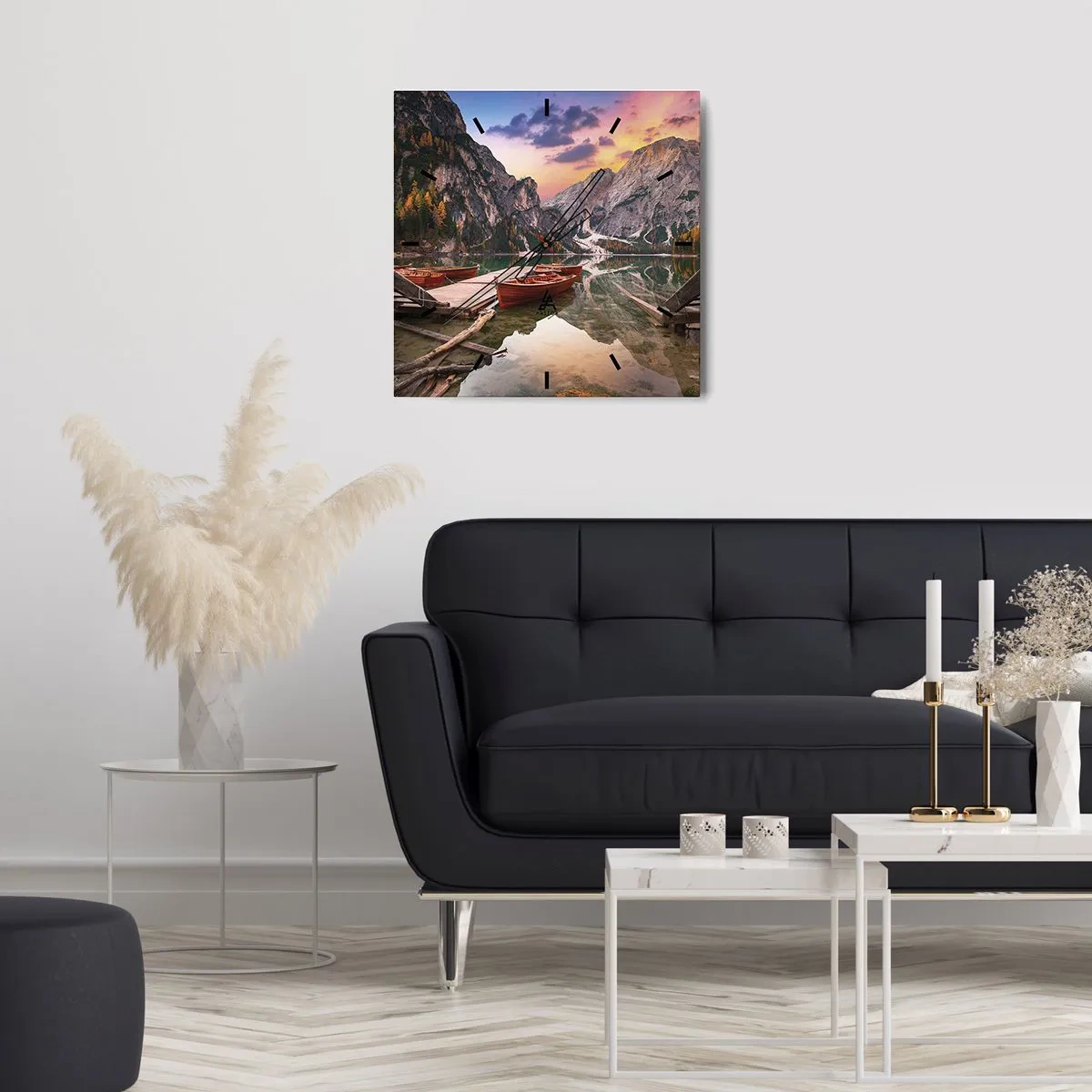 Horloge murale - Pendule murale - Promesse du jour - 40x40 cm