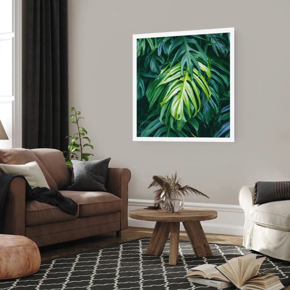 Affiche - Poster - Immergez-vous dans la fraîcheur - 40x40 cm