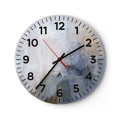 Horloge murale - Pendule murale - Tonalités et accords de couleur - 40x40 cm