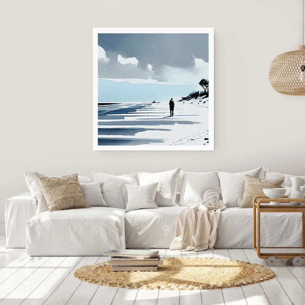 Affiche - Poster - Seul à seul - 50x50 cm