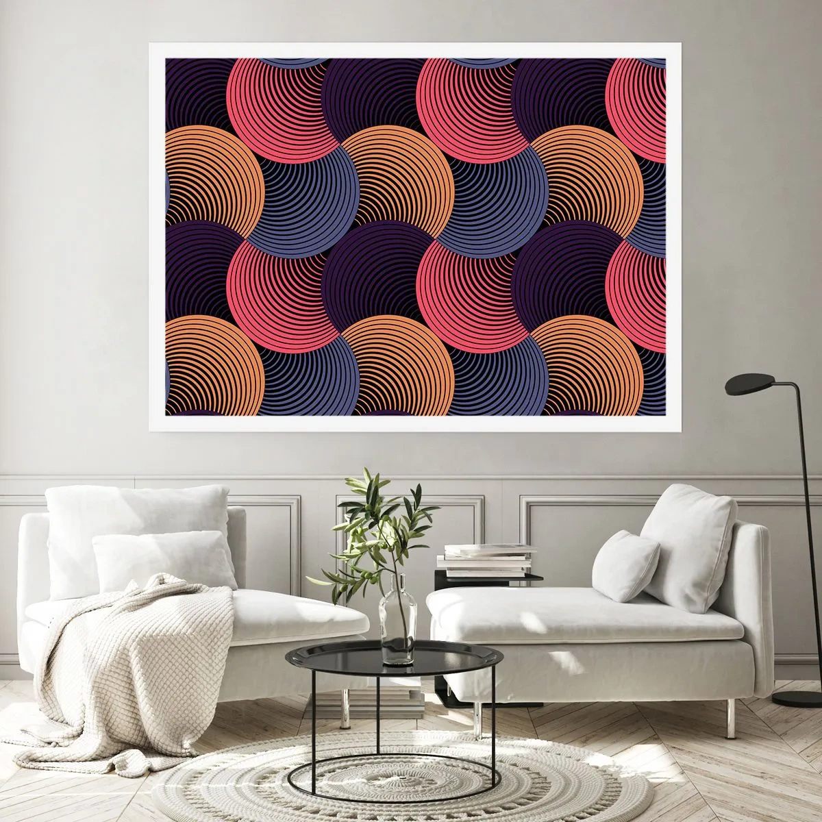 Affiche - Poster - Dans un rythme circulaire - 40x30 cm