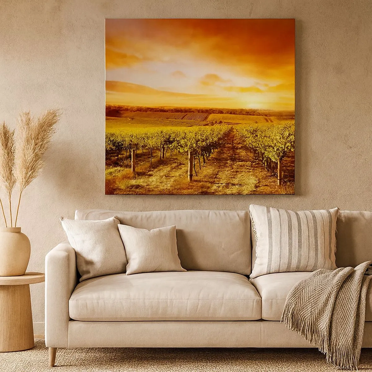 Impression sur toile - Image sur toile - Légèrement fruité avec une pointe de soleil - 30x30 cm