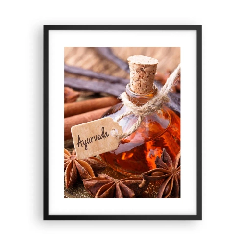 Affiche dans un cadre noir - Poster - Vers l'unité du corps et de l'esprit - 40x50 cm