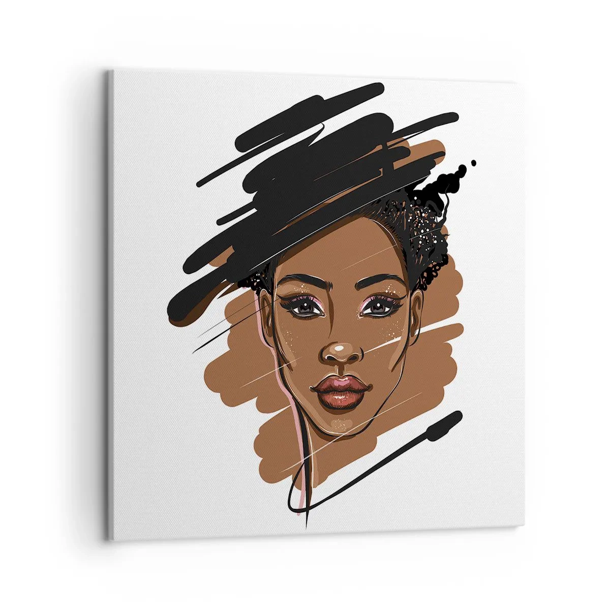 Impression sur toile - Image sur toile - Doux comme le chocolat - 50x50 cm