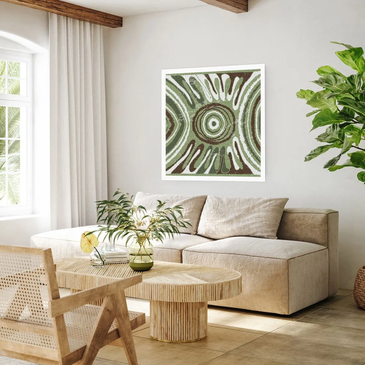 Affiche - Poster - Une explosion d'émotions - 60x60 cm