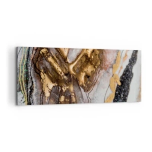 Impression sur toile - Image sur toile - Élément de la terre - 100x40 cm