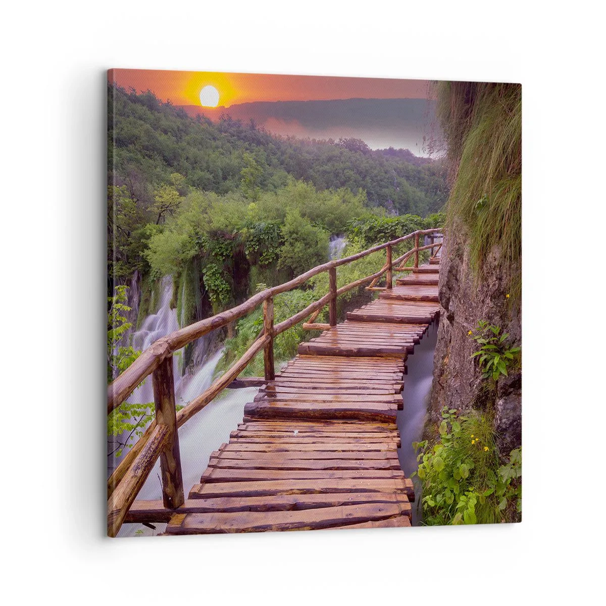 Impression sur toile - Image sur toile - La beauté au-delà de la croyance - 60x60 cm