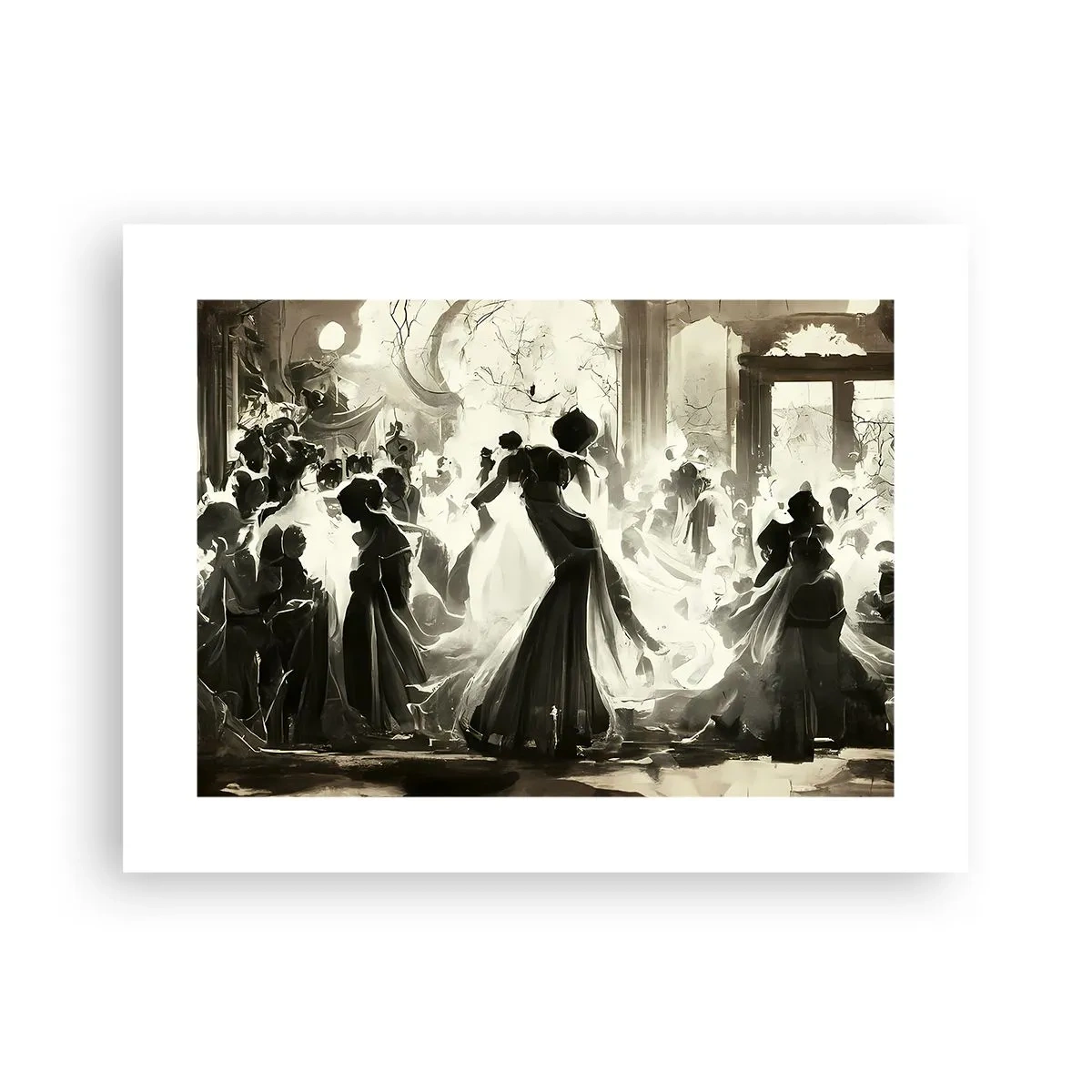 Affiche - Poster - La grande mascarade - 40x30 cm