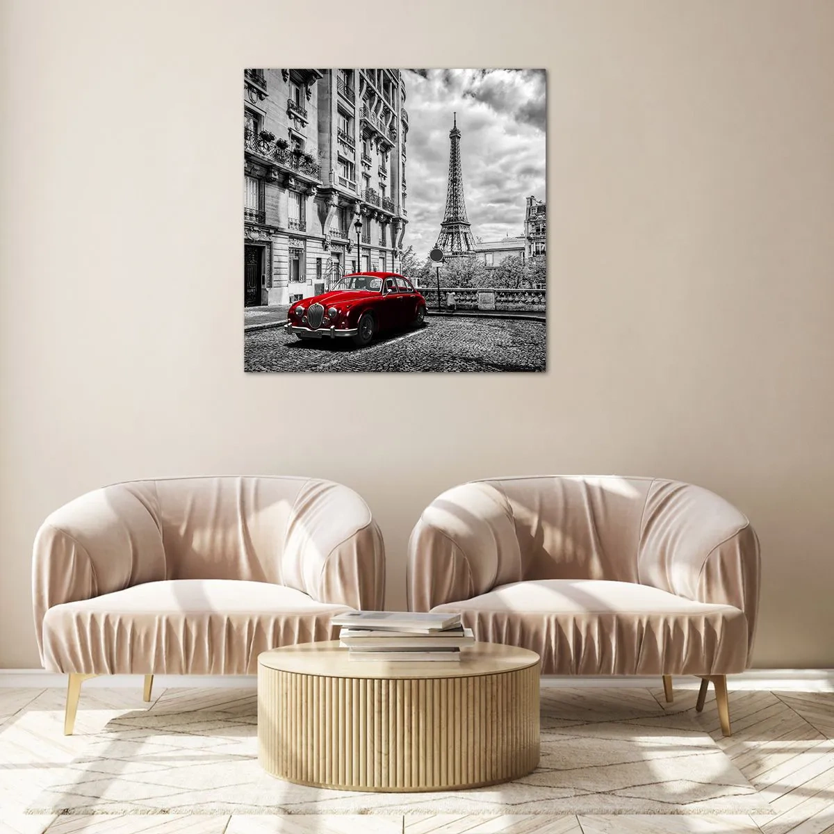 Impression sur verre - Image sur verre - Prédateur dans la ville - 40x40 cm