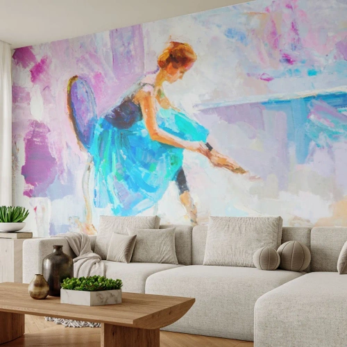 Papier Peint Photo Premium Canvas - Grâce ineffable, charme subtil - Ballerine, Danse, Ballet - 450x315 cm