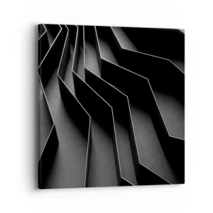 Impression sur toile - Image sur toile - Ordre spatial - 40x40 cm