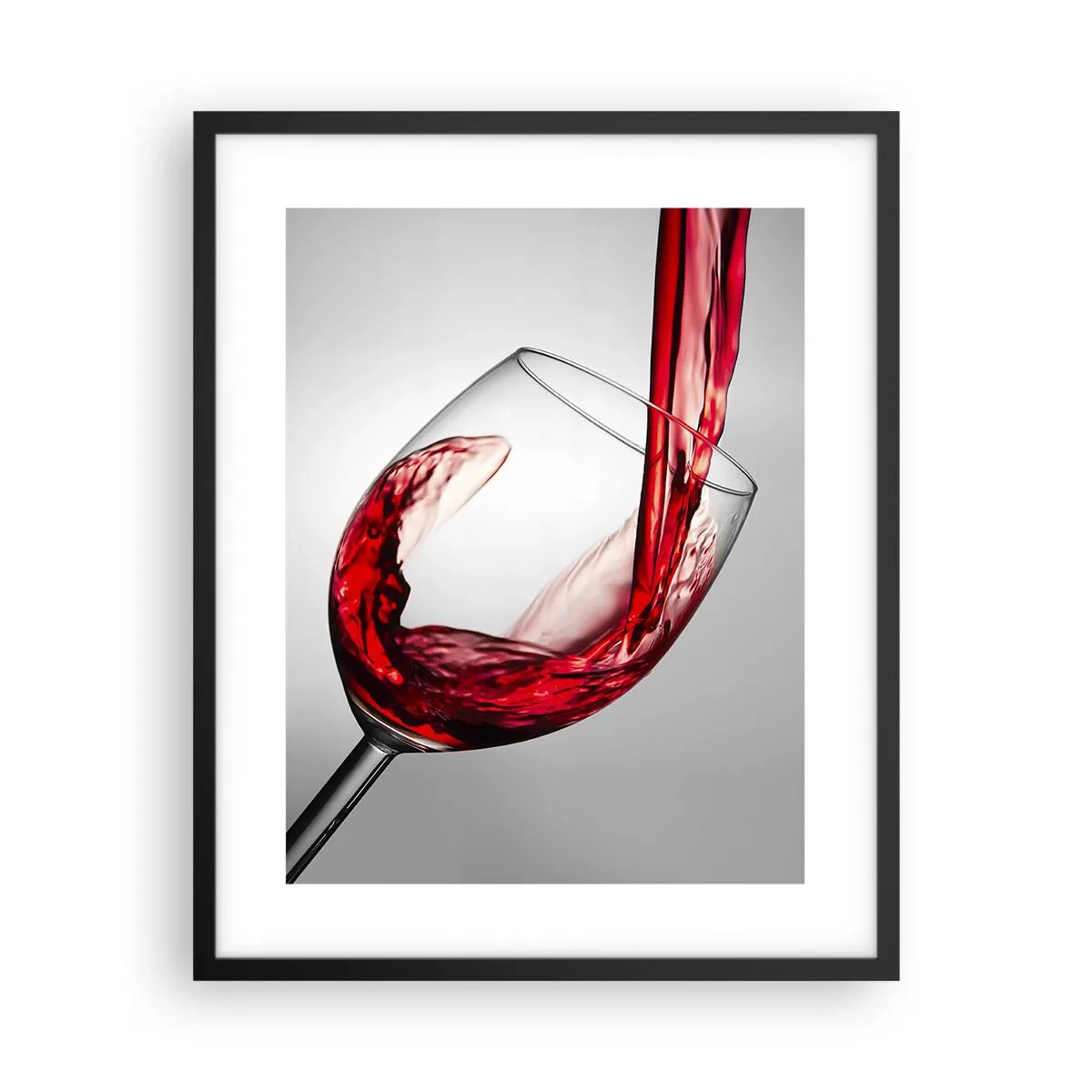 Affiche dans un cadre noir - Poster - Nuance - mouvement - son - 40x50 cm