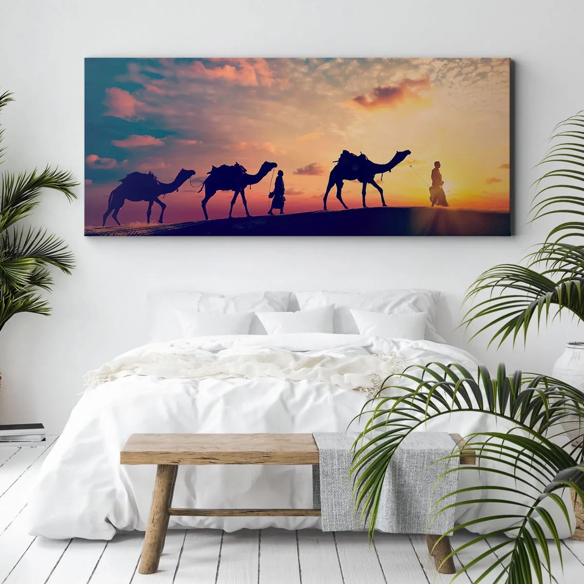 Impression sur toile - Image sur toile - L'esprit mystérieux de l'Orient - 90x30 cm
