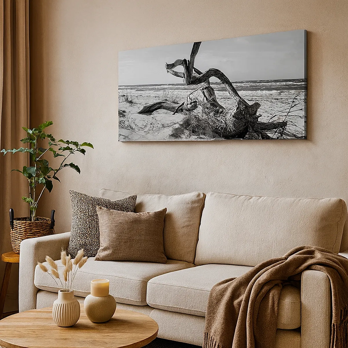 Impression sur toile - Image sur toile - Sculpture marine - 30x30 cm