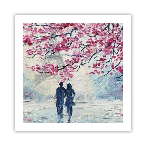 Affiche - Poster - Ballade romantique - 50x50 cm
