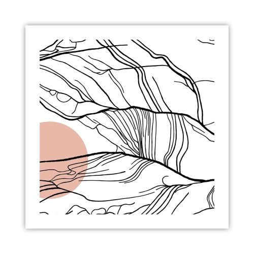 Affiche - Poster - Dans un réseau de brindilles - 50x50 cm