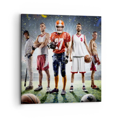 Impression sur toile - Image sur toile - Gladiateurs des champs - 70x70 cm