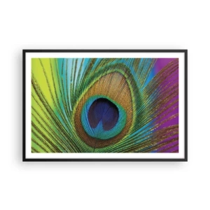 Affiche dans un cadre noir - Poster - Les yeux dans les yeux - 91x61 cm