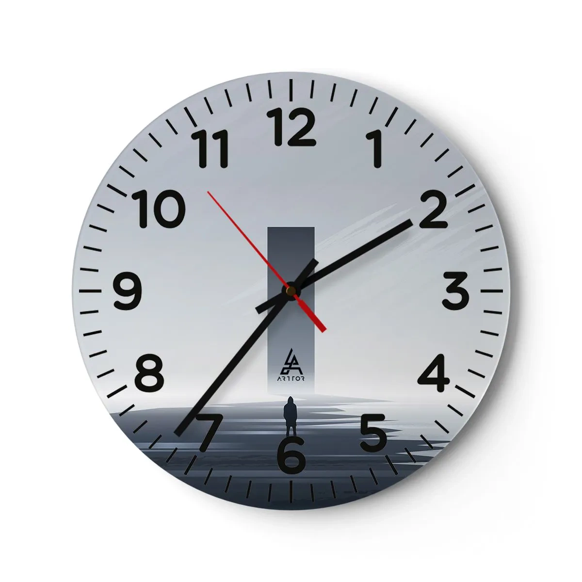 Horloge murale - Pendule murale - Opportunité ou menace ? - 30x30 cm