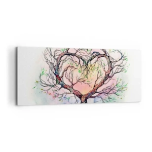 Impression sur toile - Image sur toile - Ensemble contre les tempêtes - 100x40 cm