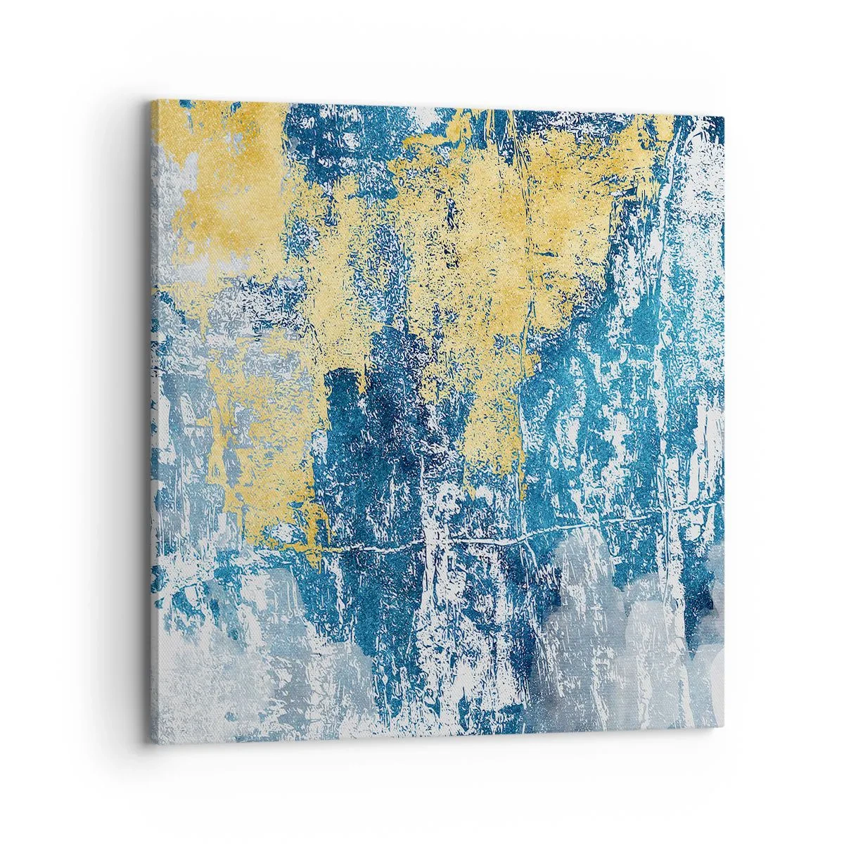Impression sur toile - Image sur toile - Abstraction du temps - 70x70 cm