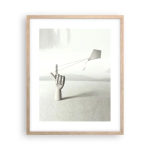 Affiche dans un chêne clair - Poster - Épreuve de force - 40x50 cm