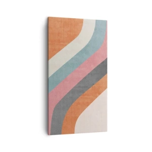 Impression sur toile - Image sur toile - Composition diagonale – mouvement - 45x80 cm