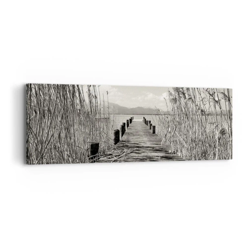 Impression sur toile - Image sur toile - Dans le calme de l'herbe - 90x30 cm