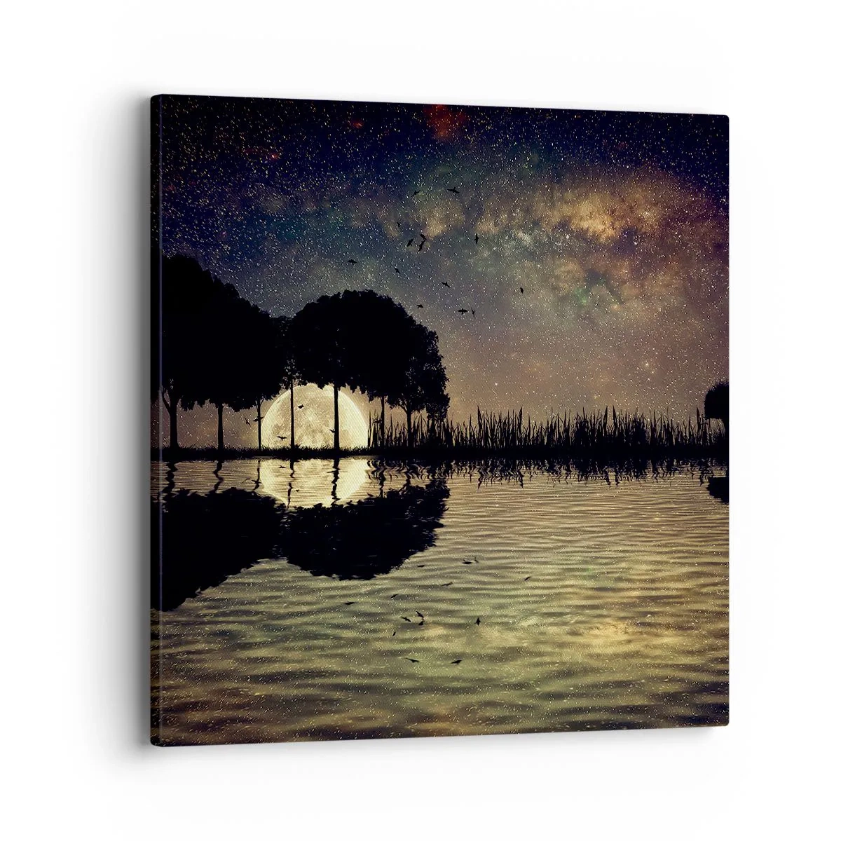 Impression sur toile - Image sur toile - Nuit au bout du monde - 40x40 cm