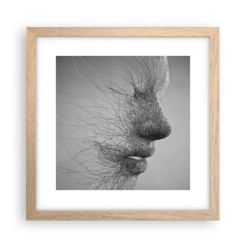 Affiche dans un chêne clair - Poster - L'esprit du vent - 30x30 cm