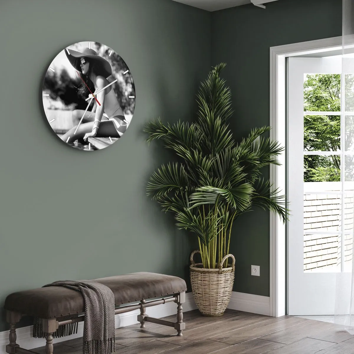 Horloge murale - Pendule murale - Rêve d'été - 30x30 cm