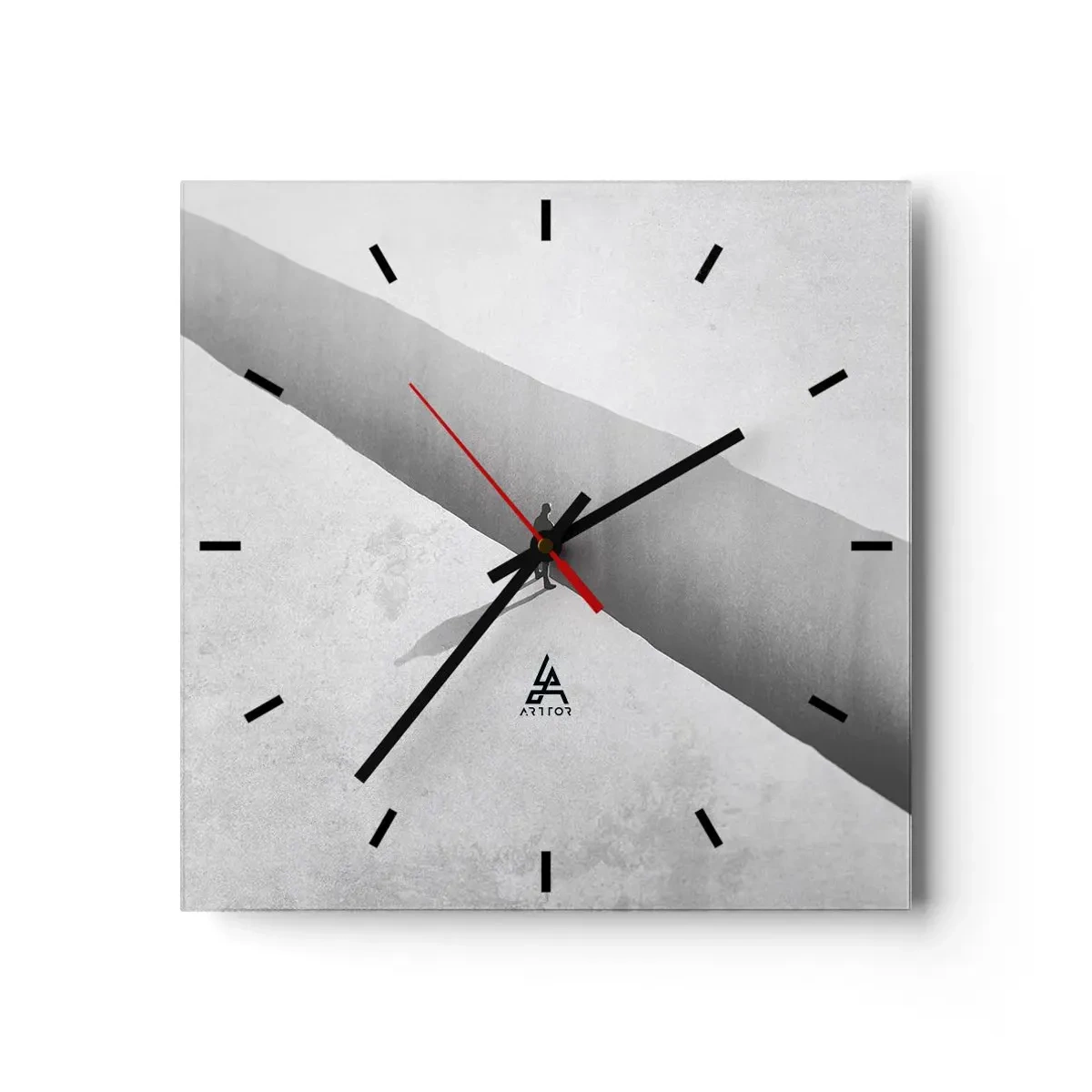 Horloge murale - Pendule murale - Un objectif clair - 40x40 cm