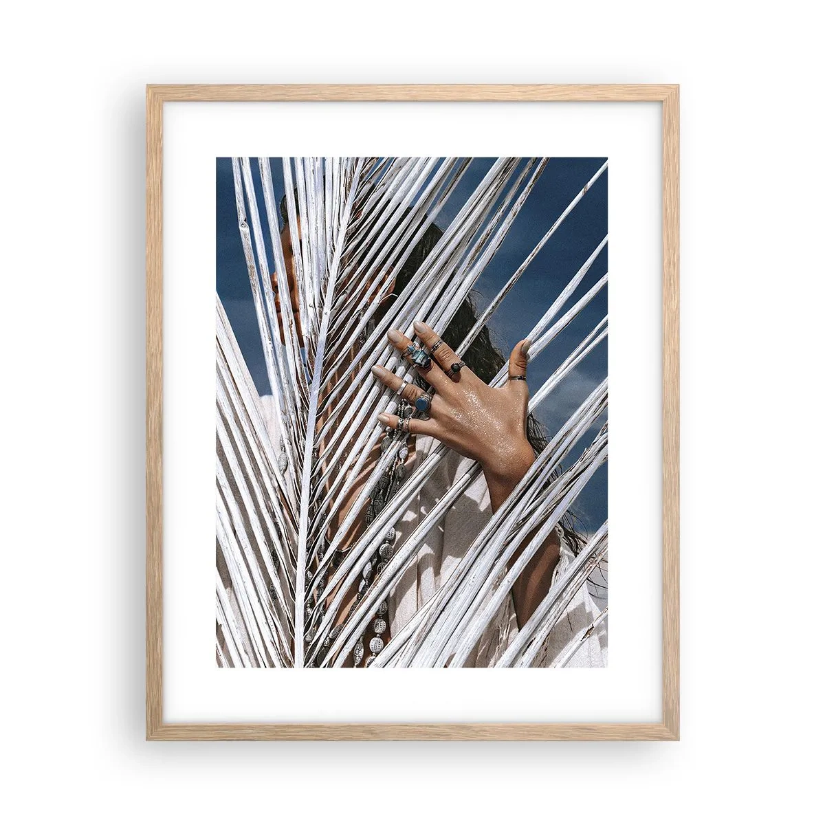 Affiche dans un chêne clair - Poster - Fille de chaman ? - 40x50 cm