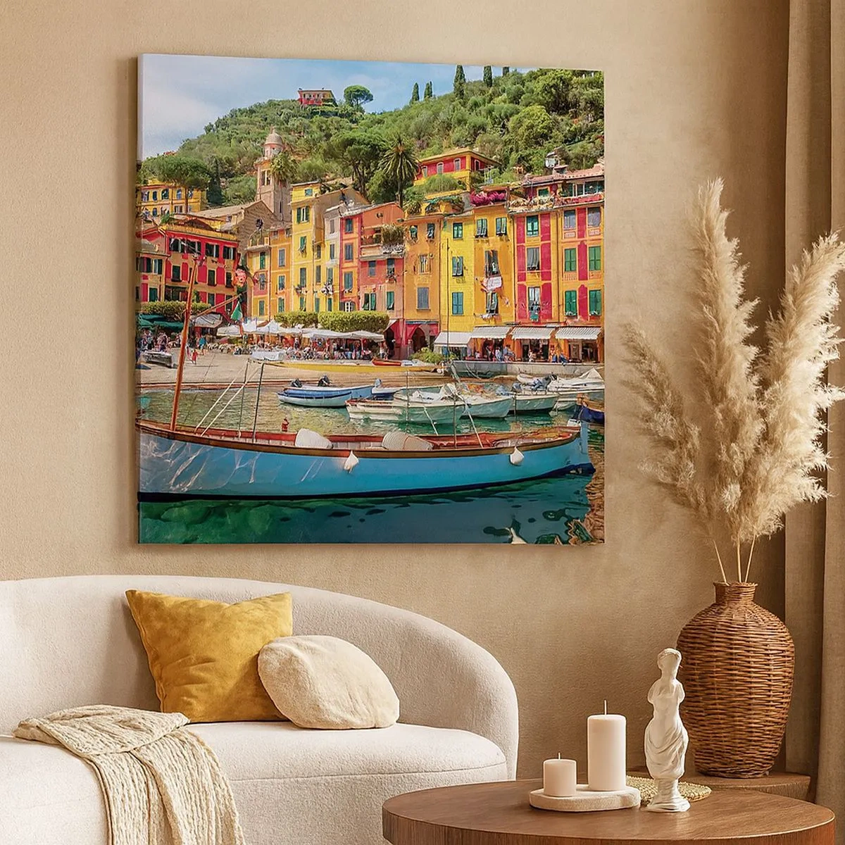 Impression sur toile - Image sur toile - Matinée italienne - 30x30 cm